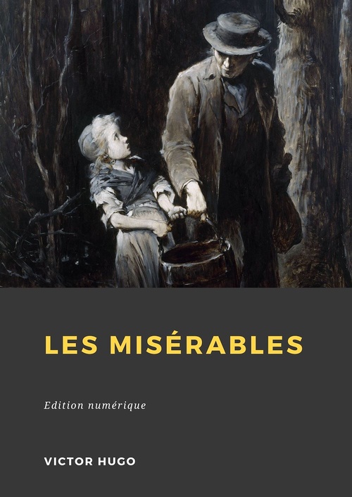 ebook cover of Les misérables, by Victor Hugo