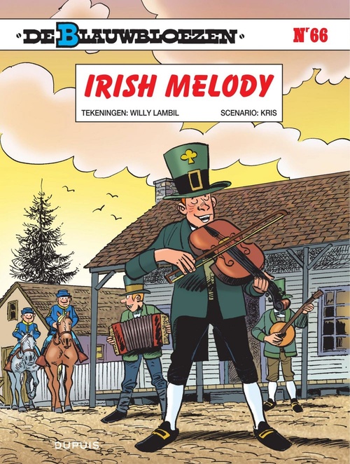 Couverture ebook de De Blauwbloezen - deel 66 - Irish Melody, de Kris