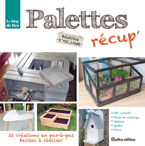 ebook cover of Palettes récup, by Béatrice D'asciano