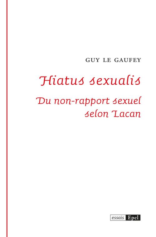 ebook cover of Hiatus sexualis, by Guy Le Gaufey
