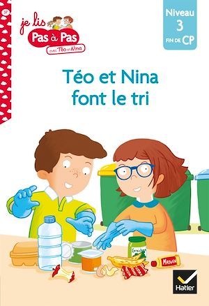 ebook cover of Téo et Nina Fin de CP Niveau 3 - Téo et Nina font le tri, by Isabelle Chavigny, Marie-Hélène Van Tilbeurgh