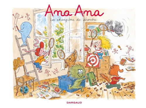 Couverture ebook de Ana Ana - Tome 4 - Les Champions du désordre, de Dominique Roques, Alexis Dormal
