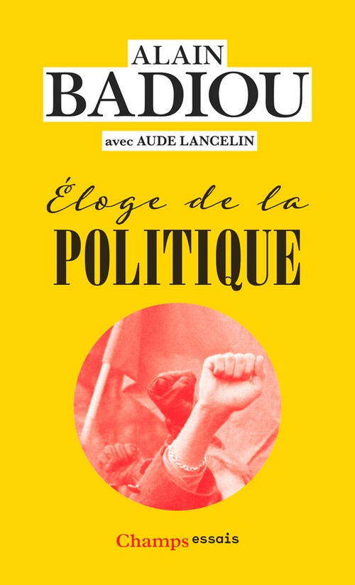 Couverture ebook de Éloge de la politique, de Alain Badiou