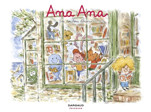 Couverture ebook de Ana Ana - Tome 15 - Les doudous libraires, de Dominique Roques, Alexis Dormal
