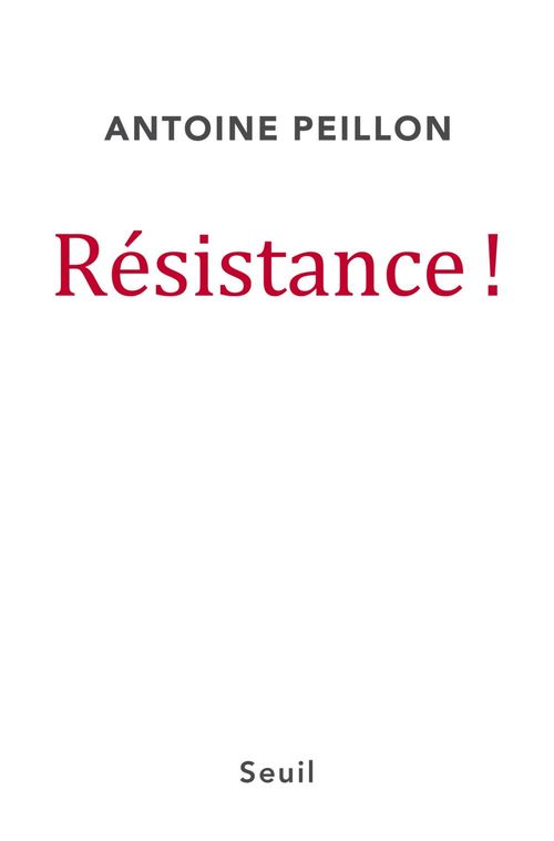 Couverture ebook de Résistance !, de Antoine Peillon