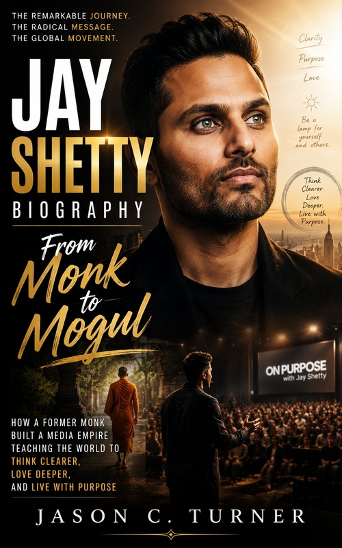 Couverture ebook de JAY SHETTY BIOGRAPHY, de Jason C. Turner