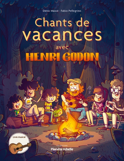 Couverture ebook de Chants de vacances avec Henri Godon, de Denis Massé