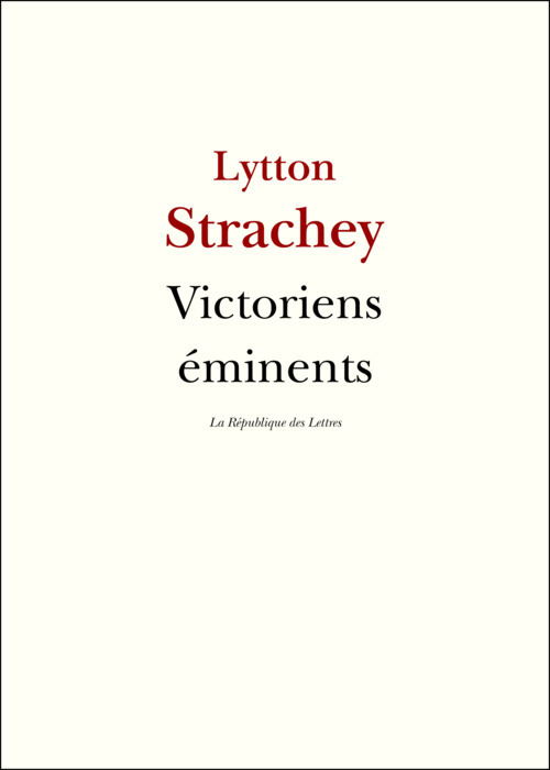 ebook cover of Victoriens éminents, by Lytton Strachey