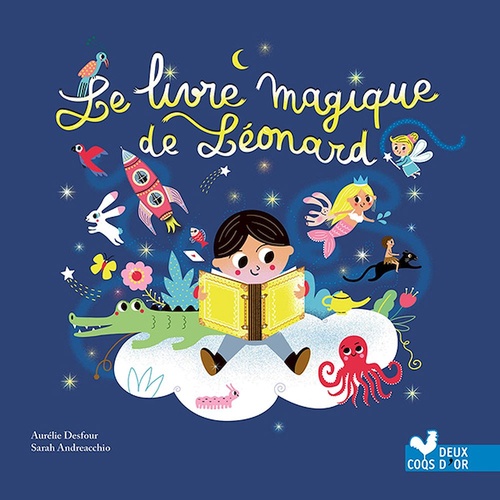 ebook cover of Le livre magique de Léonard, by Aurélie Desfour