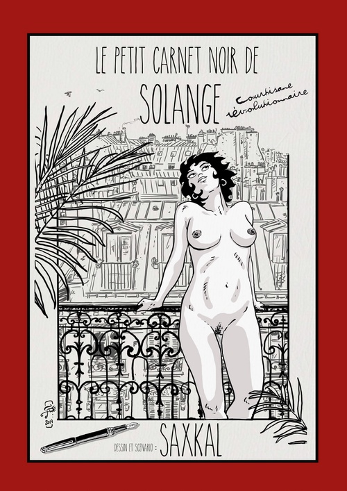 ebook cover of Le petit carnet noir de Solange, by Saxkal