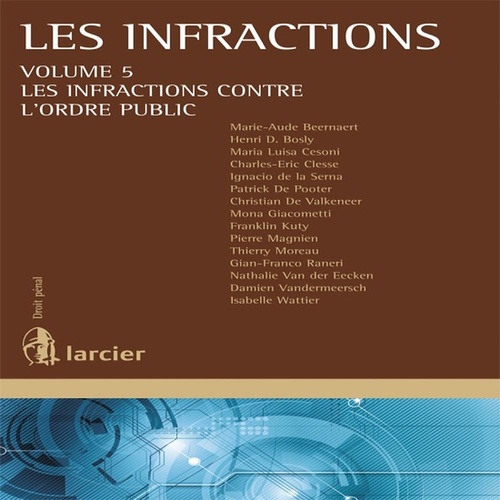 Couverture ebook de Les infractions, de Henri-D. Bosly