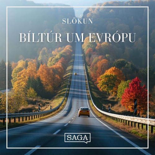 audiobook cover of Bíltúr um Evrópu, by Rasmus Broe