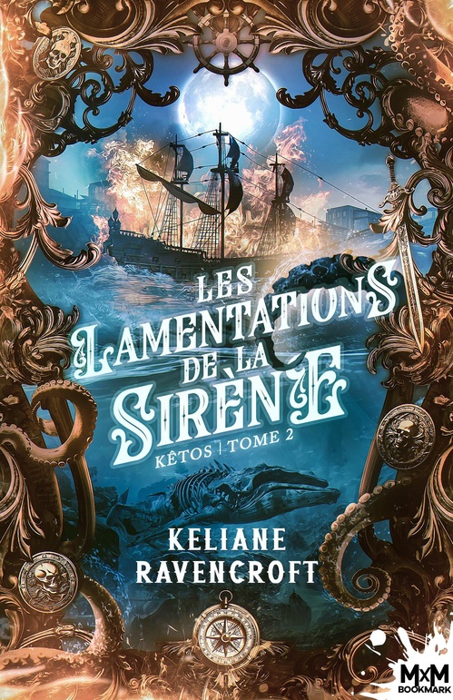 ebook cover of Les lamentations de la Sirène, by Keliane Ravencroft