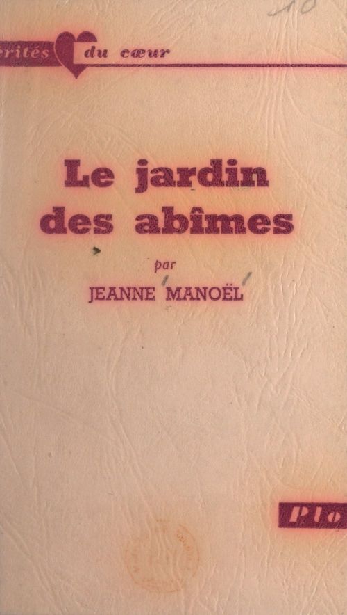 Couverture ebook de Le jardin des abîmes, de Jeanne Manoel