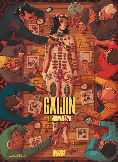 Couverture ebook de Gaijin, de Damien Henceval