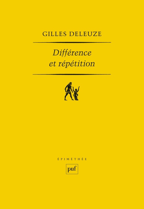 Couverture ebook de Différence et répétition, de Gilles Deleuze