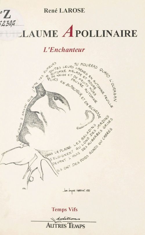 Couverture ebook de Guillaume Apollinaire : l'enchanteur, de Larose