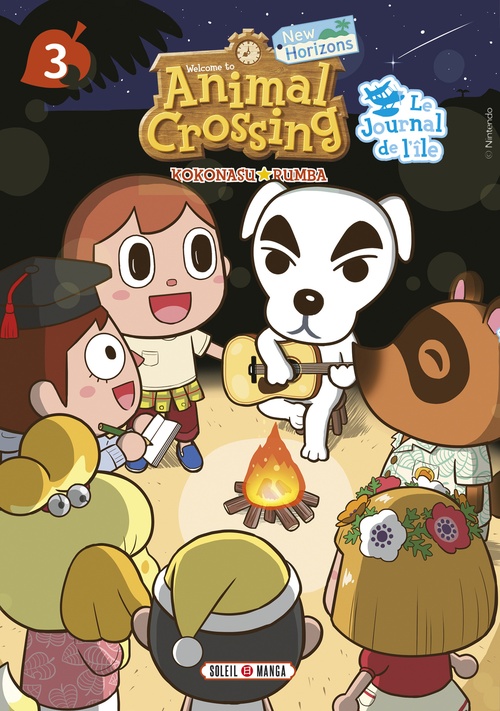Couverture ebook de Animal Crossing : New Horizons - Le Journal de l'île T03, de Nintendo