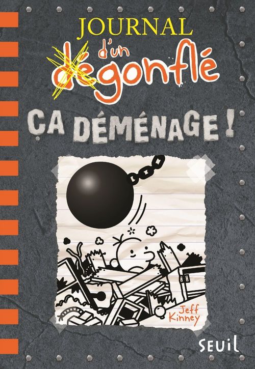 Couverture ebook de Ça déménage ! Journal d'un dégonflé, tome 14, de Jeff Kinney