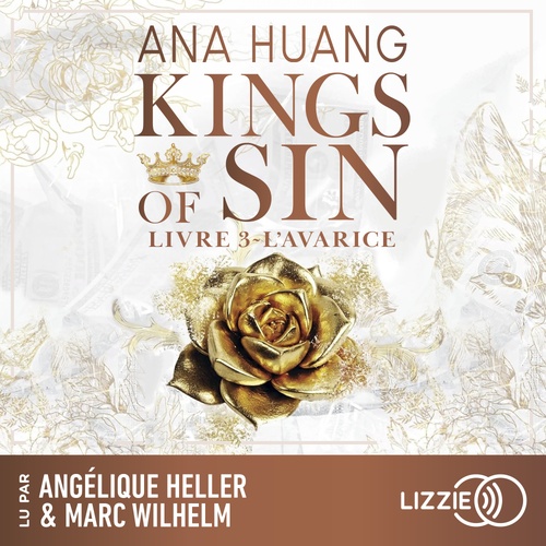 audiobook cover of Kings of Sin - Tome 3 L'avarice, by Ana Huang