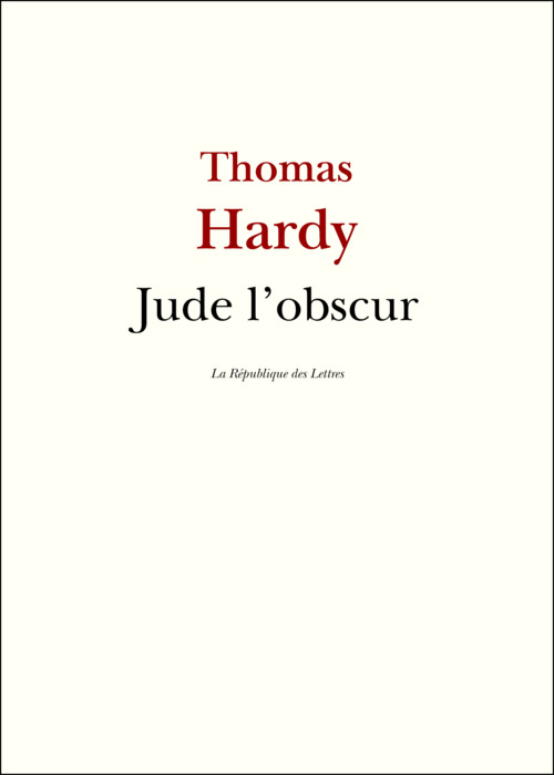 Couverture ebook de Jude l'obscur, de Thomas Hardy