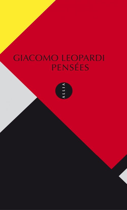 ebook cover of Pensées, by Giacomo Leopardi