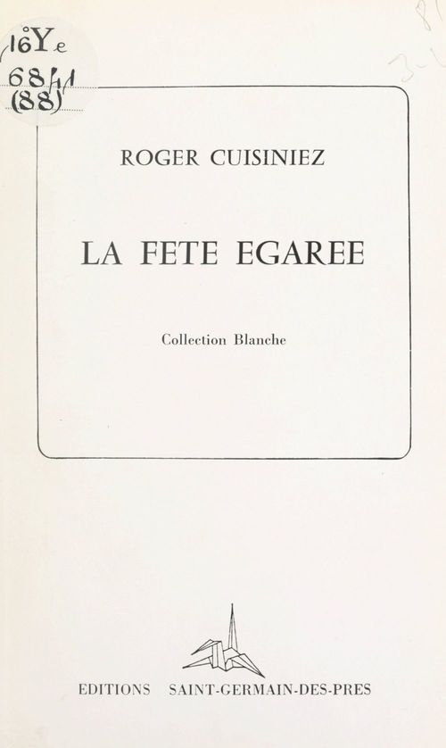 Couverture ebook de La fête égarée, de Roger Cuisiniez