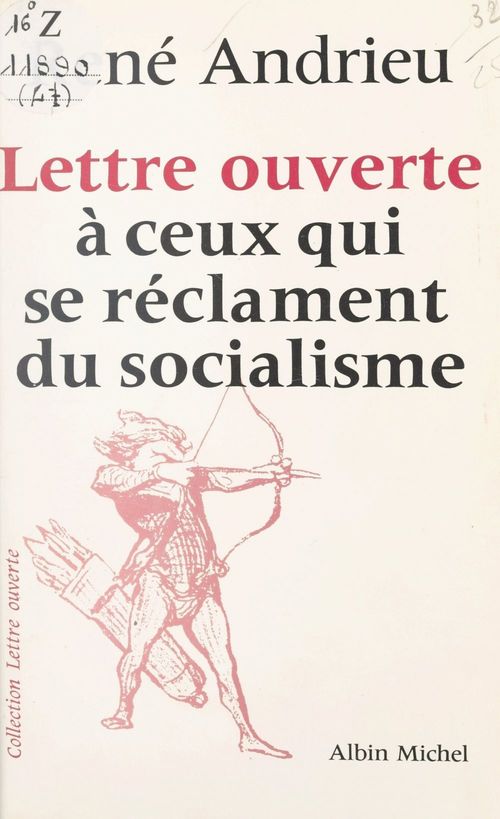 Couverture ebook de Lettre ouverte à ceux qui se réclament du socialisme, de Rene Andrieu
