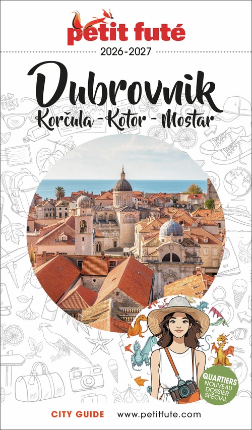 ebook cover of Guide Dubrovnik 2026/2027 Petit Futé: Korkula - Kotor - Mostar, by Collectif