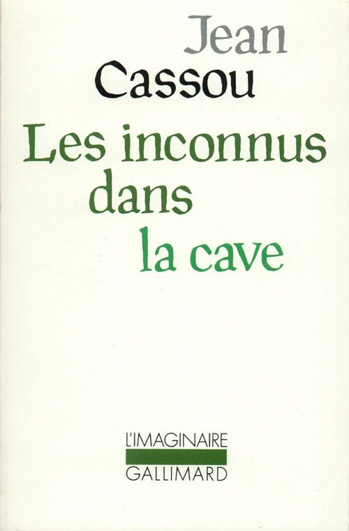 ebook cover of Les inconnus dans la cave, by Jean Cassou