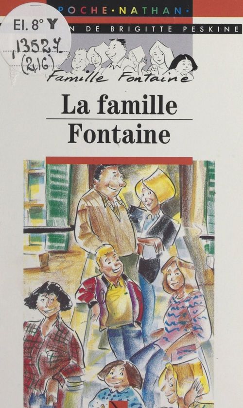 Couverture ebook de La famille Fontaine, de Brigitte Peskine
