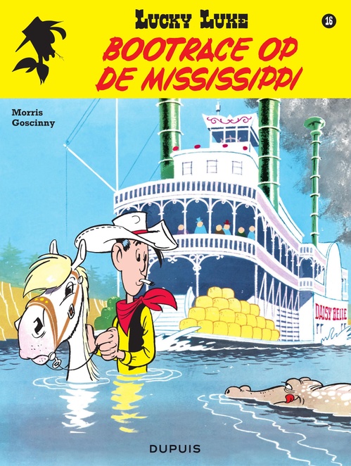 Couverture ebook de Bootrace op de Mississippi, de Goscinny