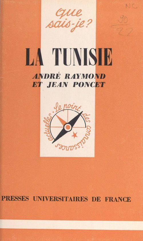 ebook cover of La Tunisie, by Jean Poncet, André Raymond