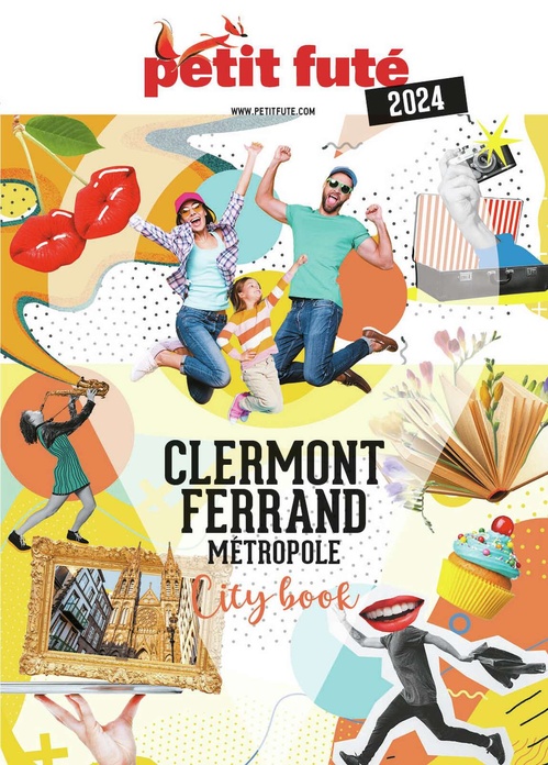 Couverture ebook de Guide Clermont-ferrand Métropole 2024 Petit Futé, de Collectif petit futé
