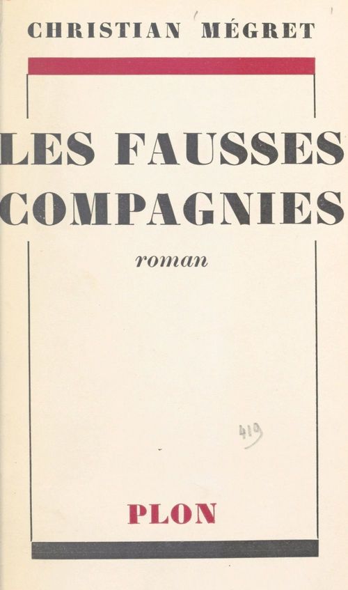ebook cover of Les fausses compagnies, by Christian Megret