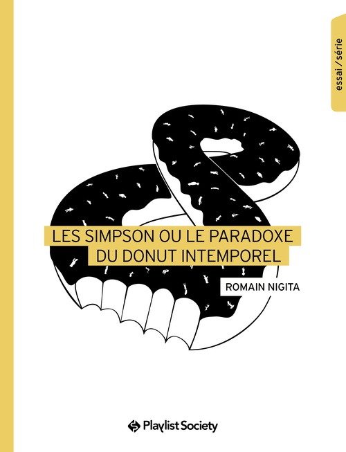 Couverture ebook de Les Simpson ou le paradoxe du donut intemporel, de Romain Nigita