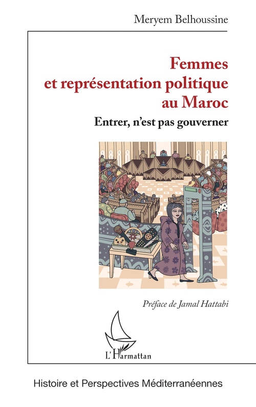 Couverture ebook de Femmes et représentation politique au Maroc, de Meryem Belhoussine