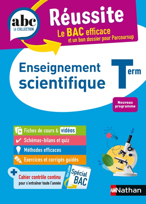 Couverture ebook de ABC Réussite - Enseignement Scientifique - Terminale, de Christian Camara, Claudine Gaston, Karine Marteau-Bazouni