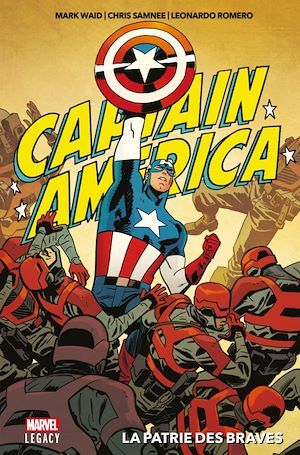 Couverture ebook de Captain America - La patrie des braves, de Mark Waid