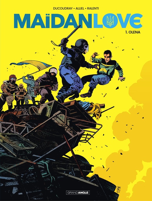 Couverture ebook de Maidan Love - Tome 1 - Olena, de Aurélien Ducoudray, Christophe Alliel