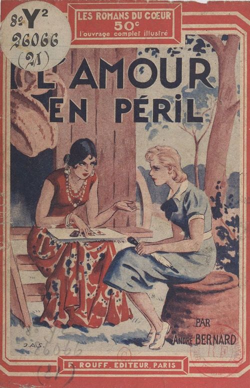 Couverture ebook de L'amour en péril, de André Bernard