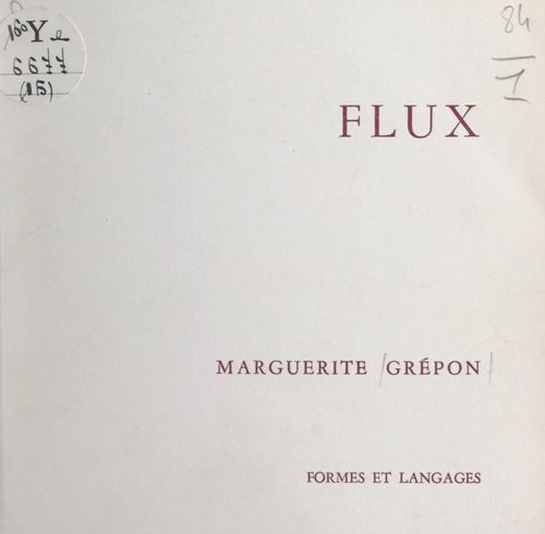 Couverture ebook de Flux, de Marguerite Grepon