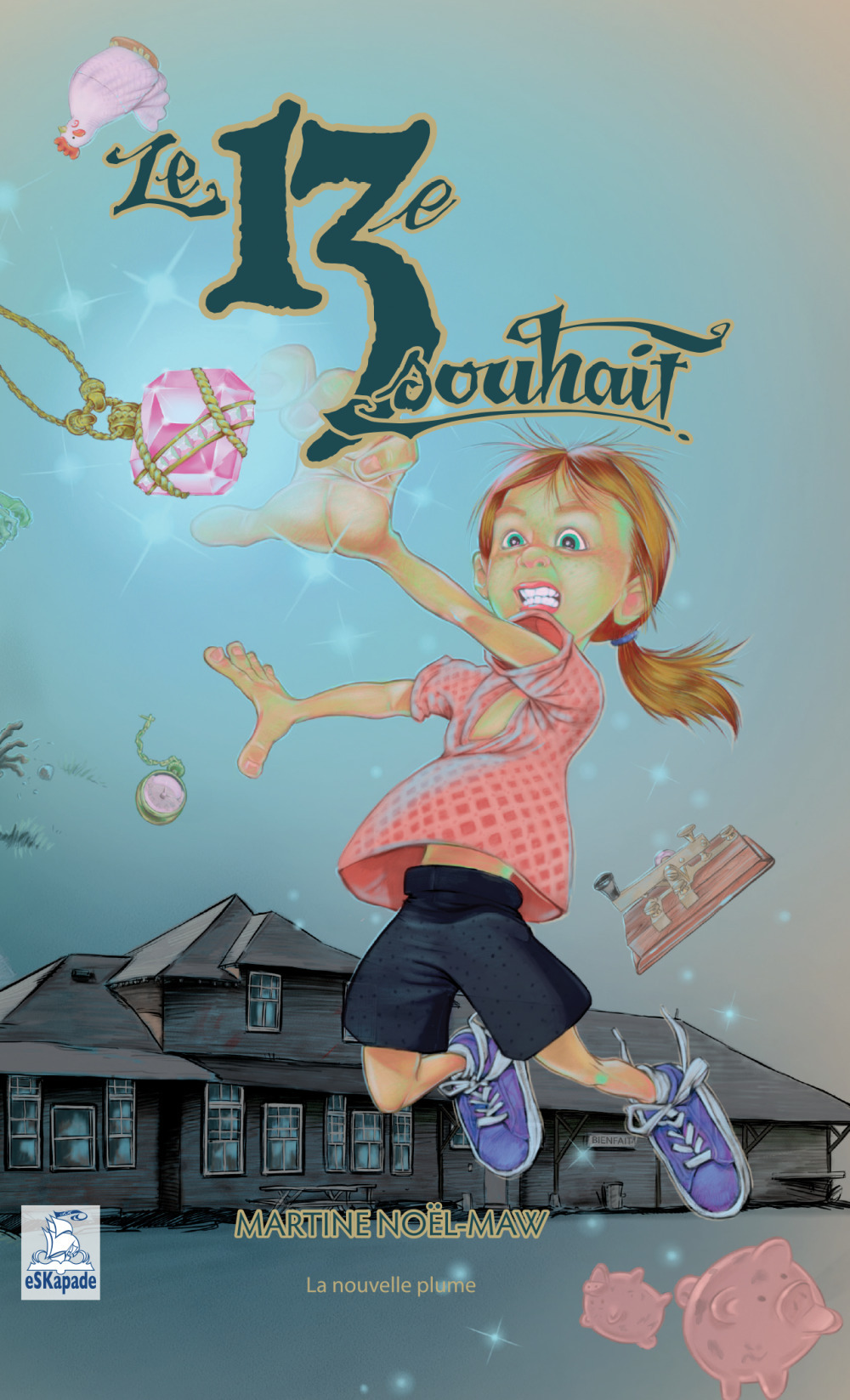 Couverture ebook de Le 13e souhait, de Martine Noël-maw