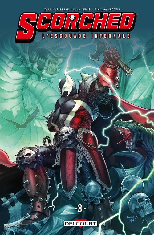 Couverture ebook de Spawn - Scorched L'Escouade Infernale T03, de Sean Lewis