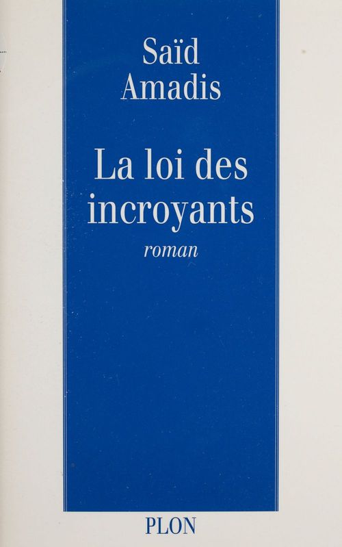 ebook cover of La Loi des incroyants, by Said Amadis