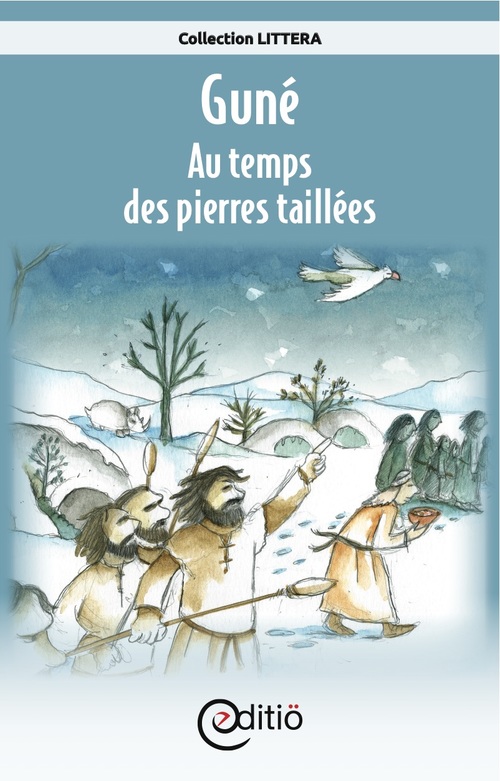 Couverture ebook de Guné - Au temps des pierres taillées, de Annick Loupias