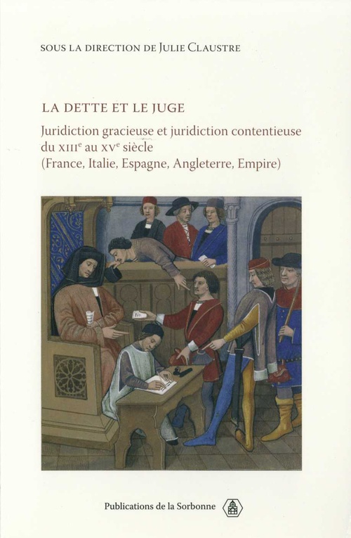 Couverture ebook de La dette et le juge, de Julie Claustre