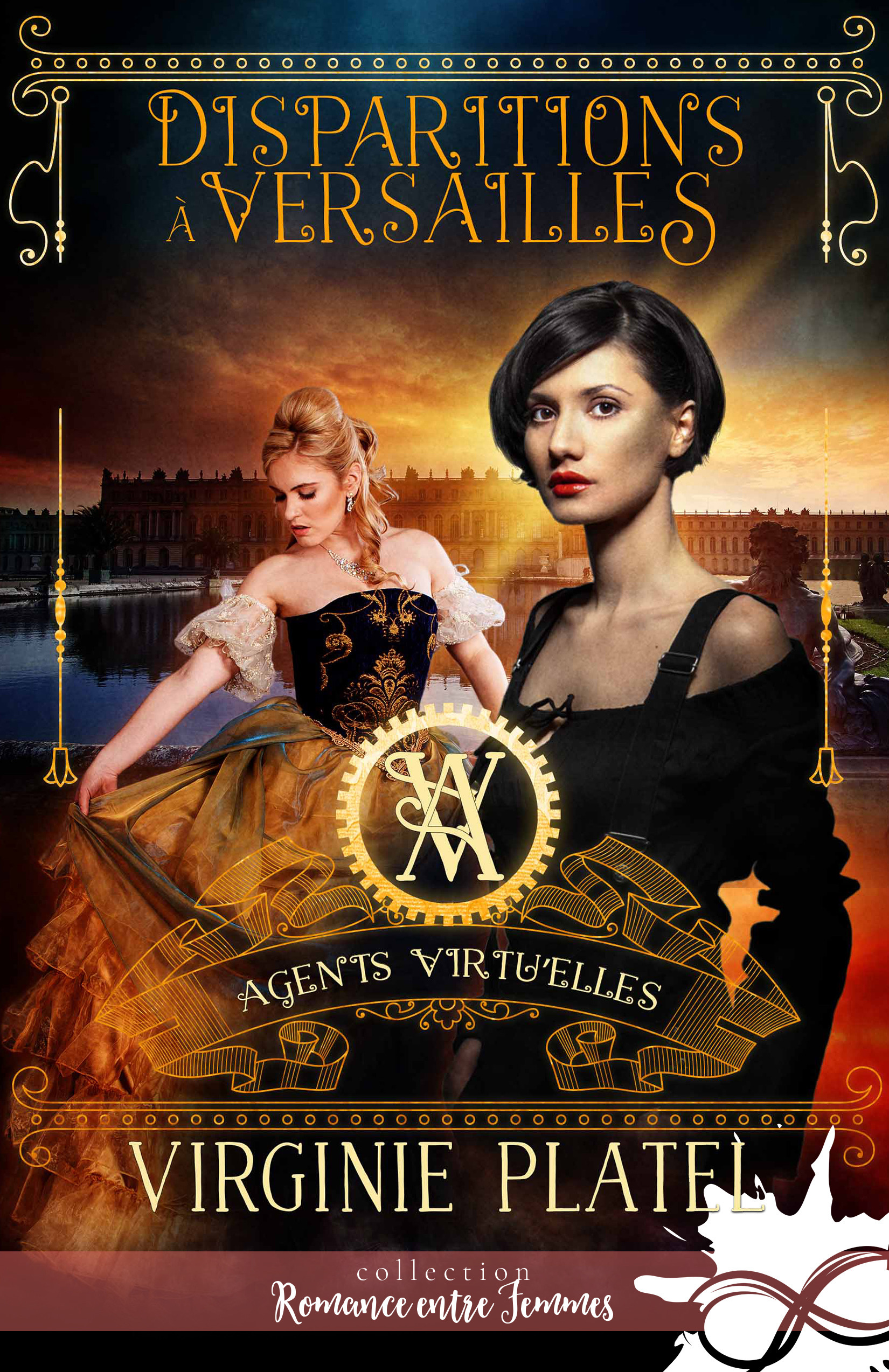 ebook cover of Disparitions à Versailles, by Virginie Platel