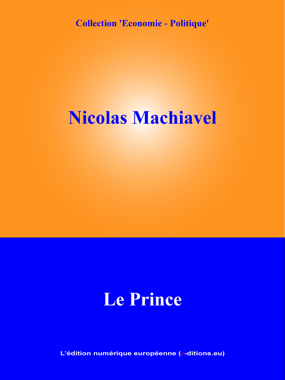 Couverture ebook de Le Prince, de Machiavel