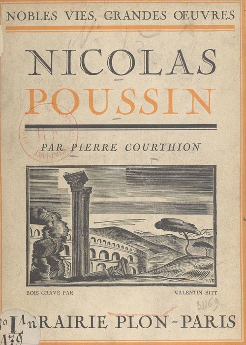 Couverture ebook de Nicolas Poussin, de Pierre Courthion